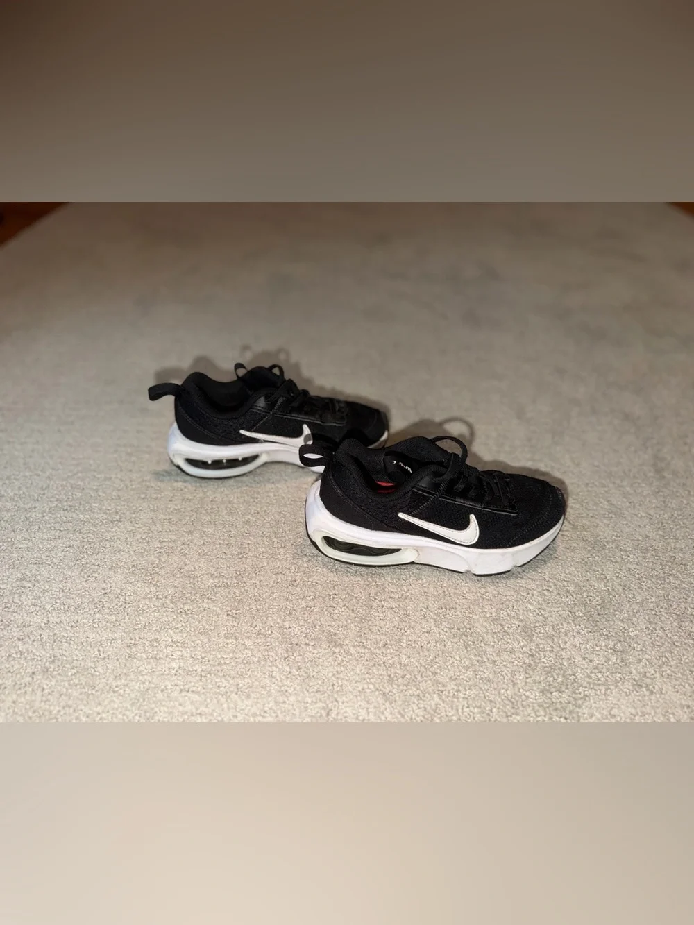 Nike Air Max Unisex Kids Sneakers Black/White Size 13C